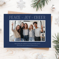 Peace Joy Cheer Business Team Photo