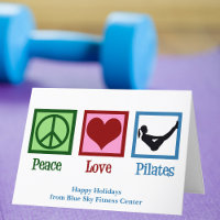 Peace Love Pilates Cute Custom Studio