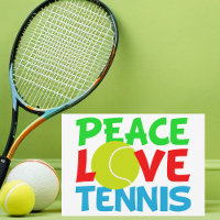 Peace Love Tennis Mignonne Noël