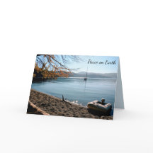 Peace on Earth Voilier Washington Beach Noël