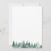 Cartes Pour Fêtes Annuelles Peace Out 2021 Forêt frontière Bonne année (Dos)