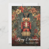 Cartes Pour Fêtes Annuelles Peaceful old fashioned Christmas nutcracker (Devant)