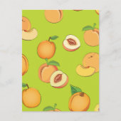 Cartes Pour Fêtes Annuelles Peach Pattern 4 (Devant)