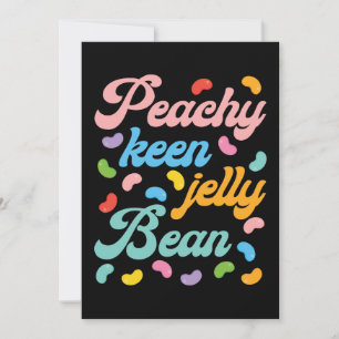 Cartes Pour Fêtes Annuelles Peachy Keen Jelly Bean