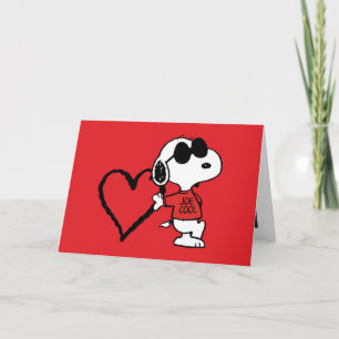 Cartes Pour Fêtes Annuelles Peanuts Joe Cool Saint-Valentin