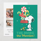 Cartes Pour Fêtes Annuelles Peanuts | Le plus c'est le mieux (Devant / Derrière)