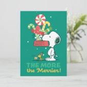 Cartes Pour Fêtes Annuelles Peanuts | Le plus c'est le mieux (Debout devant)