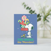 Cartes Pour Fêtes Annuelles Peanuts | Le plus c'est le mieux (Debout devant)