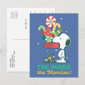 Cartes Pour Fêtes Annuelles Peanuts | Le plus c'est le mieux (Devant / Derrière)