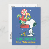 Cartes Pour Fêtes Annuelles Peanuts | Le plus c'est mieux (Devant / Derrière)