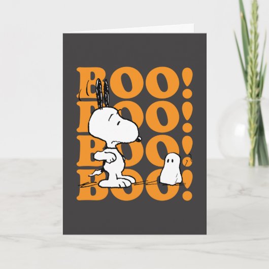 Cartes Pour Fêtes Annuelles Peanuts | Snoopy et les Boos (Devant)