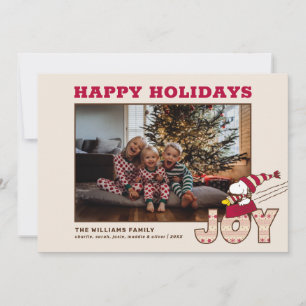 Cartes Pour Fêtes Annuelles Peanuts Snoopy & Woodstock Joie de la balade en
