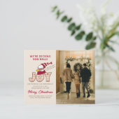 Cartes Pour Fêtes Annuelles Peanuts | Snoopy & Woodstock Joie Traîneau (Debout devant)