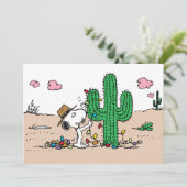 Cartes Pour Fêtes Annuelles Peanuts | Spike décore pour Noël (Debout devant)