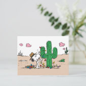 Cartes Pour Fêtes Annuelles Peanuts | Spike décore pour Noël (Debout devant)