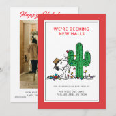 Cartes Pour Fêtes Annuelles Peanuts | Spike décore pour Noël (Devant / Derrière)