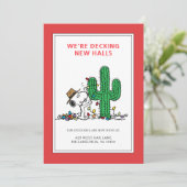 Cartes Pour Fêtes Annuelles Peanuts | Spike décore pour Noël (Debout devant)