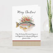 Cartes Pour Fêtes Annuelles Pêche de Noël (Devant)