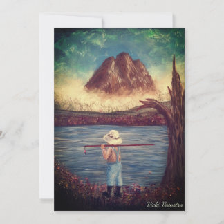 Cartes Pour Fêtes Annuelles Pêche des garçons