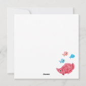 Cartes Pour Fêtes Annuelles Pêche Fête des pères heureuse (Dos)