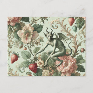 Cartes Pour Fêtes Annuelles Péchés fraises - gothique victorien