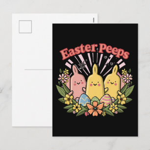 Cartes Pour Fêtes Annuelles Peeps de Pâques