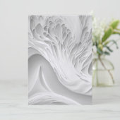 Cartes Pour Fêtes Annuelles Peigne blanche (Debout devant)