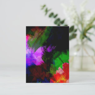 Cartes Pour Fêtes Annuelles Peinture aquarelle abstraite 2