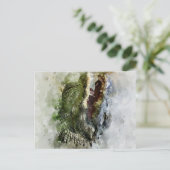 Cartes Pour Fêtes Annuelles Peinture d'alligator en Floride (Debout devant)