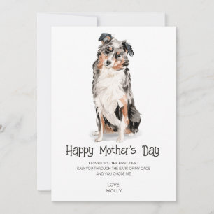 Cartes Pour Fêtes Annuelles Peinture de chien fête des mères
