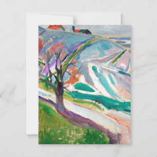 Cartes Pour Fêtes Annuelles Peinture paysagère Edward Munch