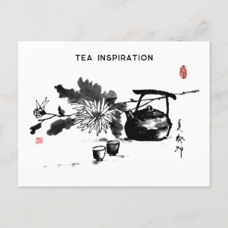 Cartes Pour Fêtes Annuelles Peinture Zen&Tao/Inspiration Thé