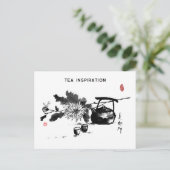 Cartes Pour Fêtes Annuelles Peinture Zen&Tao/Inspiration Thé (Debout devant)