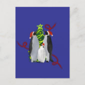 Cartes Pour Fêtes Annuelles Penguin Christmas (Devant)