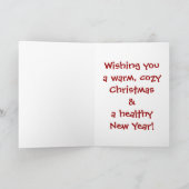 Cartes Pour Fêtes Annuelles Penguin Christmas Paradise Art Custom (Intérieur)