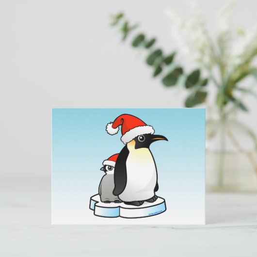 Cartes Pour Fêtes Annuelles Penguin, l'empereur père Noël (Debout devant)