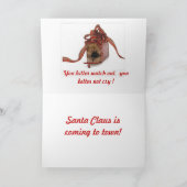 Cartes Pour Fêtes Annuelles Penser à Père Noël (Intérieur)