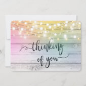 Cartes Pour Fêtes Annuelles penser à vous condoléances endeuillée perte aimée (Devant)