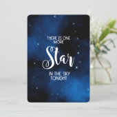 Cartes Pour Fêtes Annuelles penser à vous condoléances endeuillée perte aimée (Debout devant)