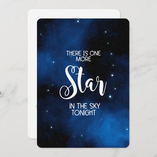 Cartes Pour Fêtes Annuelles penser à vous condoléances endeuillée perte aimée (Devant / Derrière)