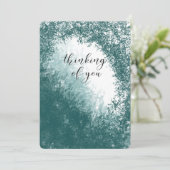 Cartes Pour Fêtes Annuelles penser à vous condoléances endeuillée perte aimée (Debout devant)