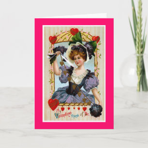Cartes Pour Fêtes Annuelles Pensez à moi Valentine