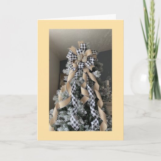 CARTES POUR FÊTES ANNUELLES PENSEZ À VOUS CETTE NOËL (Devant)