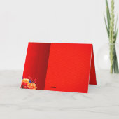 Cartes Pour Fêtes Annuelles Peonies China Rabbit Année 2023 Ajouter photo GC (Dos)