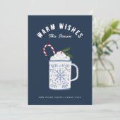 Cartes Pour Fêtes Annuelles Pepperment Mocha Hot Coca Wits Entreprise (Debout devant)