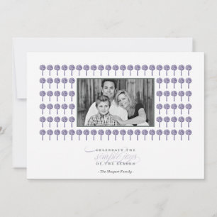 Cartes Pour Fêtes Annuelles Peppermint Majestic Pattern