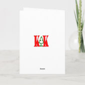 Cartes Pour Fêtes Annuelles Perdrix dans un poirier (Dos)