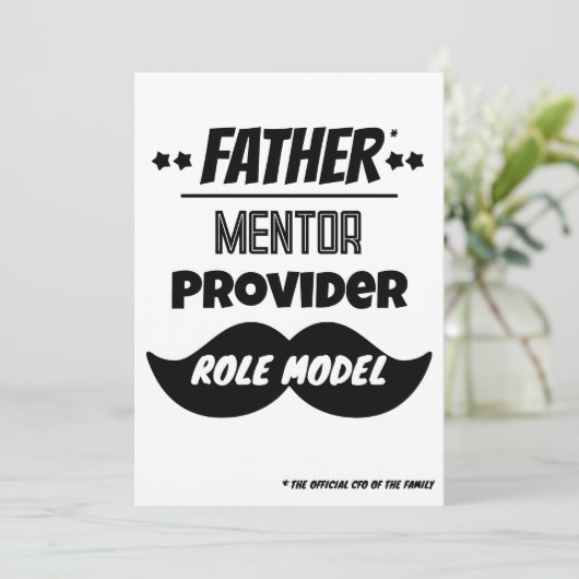 Cartes Pour Fêtes Annuelles Père : Le MVP ultime (Debout devant)