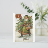 Cartes Pour Fêtes Annuelles Père Noël (Debout devant)