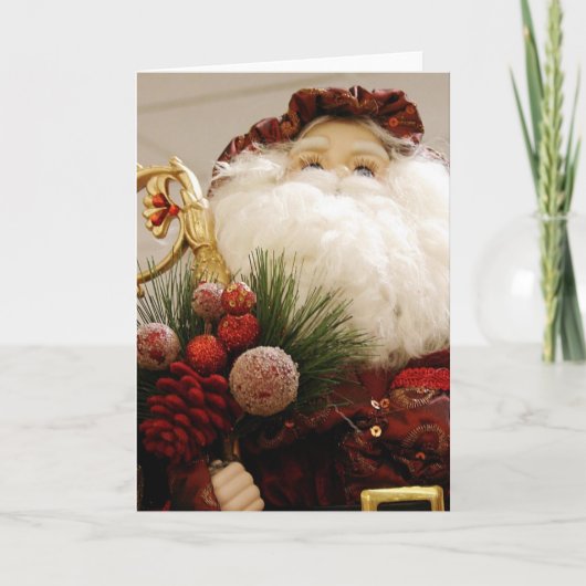 Cartes Pour Fêtes Annuelles Père Noël (Devant)